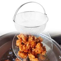 Air Fryer Basket Crisper Accessories Grill Wire Mesh Steamer