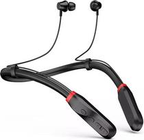 "Jectse Neckband Bluetooth" ausinės, belaidės stereofoninės ausinės su triukšmo slopinimo funkcija ir 100 valandų veikiančia baterija, magnetinės, lengvos sportinės ausinės su balso asistentu, skirtos
