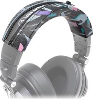"WC BandZ ATH" - patobulintas "Audio Technica ATH M50X / M50XBT / M50 / M40X / M40 / M40FS / M30X / M30 / M20X / MSR7 ausinių dangtelis, skirtas "Audio Technica ATH M50X / M50XBT / M50 / M40X / M40 / M40FS / M30X / M30 / M20X / MSR7" | 90's Black