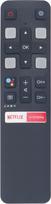 AULCMEET RC802V FLR1 pakaitinis nuotolinio valdymo pultas balsu, skirtas TCL Android TV 32S6500S 32S6500S 32S6500 40S6500 40S6500 40S6500F 40S6500FS 43S6500FS 43S6500F 43S6500 S6500 S6500 S6500 6500S S6500FS