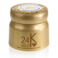 Atjauninanti naktinė veido kaukė su 24 karatų auksu 24K Gold Essence 100 g 100 ml