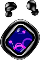 Belaidės jutiklinio ekrano nematomos mažos mini aktyvaus triukšmo slopinimo ausinės su nešiojamuoju "Bluetooth" 5.4 garsiakalbiu Nematomos ANC ausinės mažoms ausims TWS "Bluetooth In-Ear" mažos ausinės