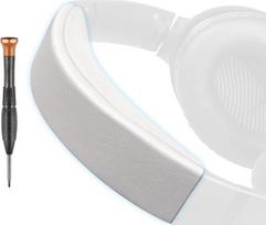 SOPROM pakaitinis ausinių "Bose QC35" ir "QuietComfort 35 II" (QC35 ii) ausinių galvos lankelis, "pasidaryk pats" galvos lankelio priedai, baltos spalvos