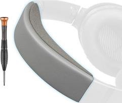 SOPROM pakaitinis ausinių "Bose QC35" ir "QuietComfort 35 II" (QC35 ii) ausinių galvos lankelis, "pasidaryk pats" galvos lankelio priedai, sidabrinės spalvos