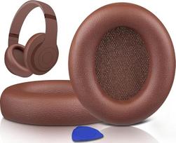 SOULWIT Ersatzpolster Ersatz Ohrpolster für Beats Studio Pro kabellose Noise-Cancelling-Kopfhörer, Polster mit weichem Proteinleder, Lärmdämmungsschaum