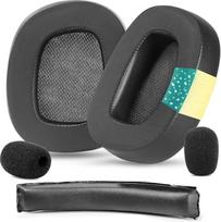 TaiZiChangQin Pakaitinės ausų pagalvėlės, suderinamos su "Logitech G930 G930s G430 G432" gelinėmis ausinėmis su mikrofonu, putų rinkiniu