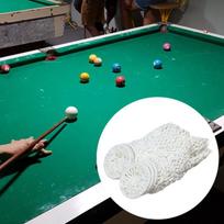 6 vienetų biliardo biliardo stalo kišenės tinklelio rinkinys sporto keitimo priedai žaidimų kambarys balta