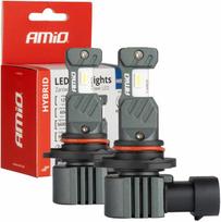 LED žibintų lemputės Hybrid series HIR2 6000K Canbus 60W, AMIO-04119