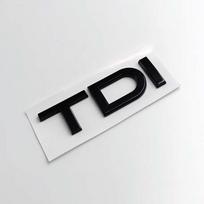 3D ABS Juodi TFSI TDI Raidės Automobilio Bagažinės Emblema Ženklelis A3 A4 A5 A6 A7 A8 Q2 Q3 Q5 Q7 Q8 TFSI TDI Lipduko Aksesuarai TDI Glossy Black