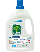 LARBRE VERT Sensitive visai šeimai tinkantis skalbimo skystis, 1530 ml