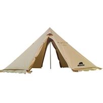 5-8 žmonių Tipi karšta palapinė su krosnelės lizdu Camping Pyramid Teepee palapinė, skirta kempingams turistams žygiams armijos žalia spalva