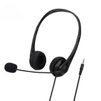SY490MV 3,5 mm/USB kompiuterio ausinės su triukšmą slopinančiu mikrofonu pokalbiams, mokymui internetu, vaizdo konferencijoms, stereo laidinės ausinės 3.5MM juoda