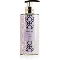 Vivian Gray Funky Pink Vanilla & Patchouli skystasis muilas rankoms su kvapiosiomis medžiagomis 400 ml