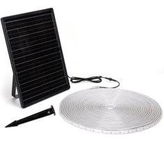 Aigostar - LED RGB Pritemdoma saulės juosta LED/20W/3,2V 20 m IP65 + VP