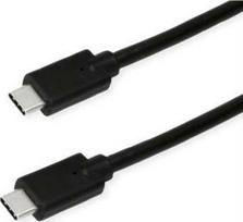 USB kabelis Roline USB-C - USB-C 1,5 m juodas (11.44.9072)