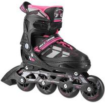 NA11002 Juodas/PURPURINĖS DYDIS. M (35-38) NILS EXTREME INLINE pačiūžos