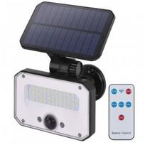 LED prožektorius SPILO 1500lm su PIR jutikliu, saulės panele ir stovu NW