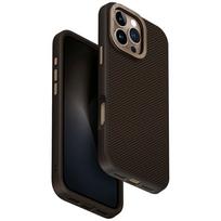 uniq Case Keva Max for iPhone 16 Pro Max Magclick Charging Camera Stand in brown