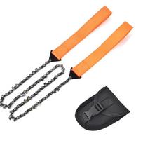 1pc Stainless Steel Hand Zipper Saw, Portable Outdoor Survival Chain Saw for Camping, Gardening, Wood Cutting - Brushless 1pc