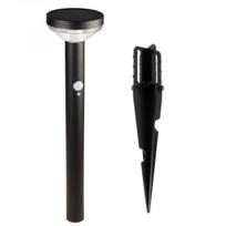 Maclean LED saulės lempa su jutikliu Maclean MCE465 B, juoda, IP44