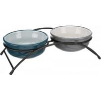 TRIXIE Trixie ceramic bowls on stand dog cat Trixie 0.25 L universal