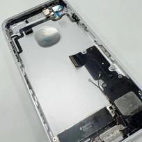 iPhone 7 7 Plus baterijos galinio korpuso dangtelis su visomis smulkiomis dalimis, vidiniu rėmeliu su šoniniais mygtukais 7 Black