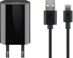 Goobay USB-C 5 W pakrovėjas + laidas, 1 m, juodas