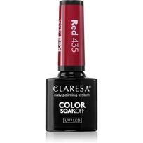 Claresa SoakOff UV/LED Color Warm Feelings gelinis nagų lakas atspalvis Red 435 5 g