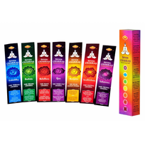 Čakrinių smilkalų lazdelių rinkinys 7 Chakras, 42g