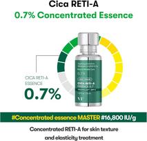 VT Cica Reti-A Essence 0.7 30ml – Raminantis ir senėjimą stabdantis stiprus retinolio serumas blue