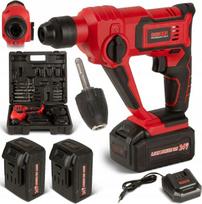 Akumuliatorinis SDS smūginis grąžtas Boxer SR-150 su grąžtais, 2 x 24V
