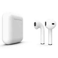 „I12 Tws“ stereofoninės belaidės ausinės 5.0 „Bluetooth“ ausinių ausinės su įkrovimo dėžute, skirta „iPhone Android Xiaomi“ išmaniesiems telefonams balta