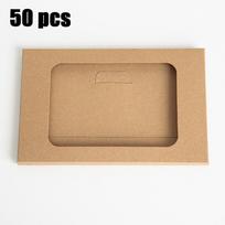 1 rinkinys/50 vnt. Langinis vokas Kartoninis vokas Pakavimo dėžutė Popierinė vokų dėžutė Vokų kartonas Vokų dėžutė 50pcs