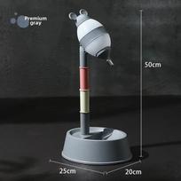 Unikalus aukšto tono laižomasis kamuoliukas Pet vandens dozatorius šunims ir katėms Šunų maisto indelis Šunų ėdintuvas Naminių gyvūnėlių aksesuarai Mickey Grey