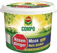 "Compo" vejos trąšos - samanos? Ne, ačiū! - Smulkios granulės, veiksmingos 6 savaites, 4 kg, žalios spalvos