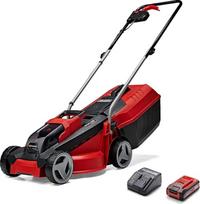 "Einhell City" akumuliatorinė vejapjovė GE-CM 18/30 Li Kit Power X-Change (18 V, 30 cm pjovimo plotis, iki 150 m², bešepetėlinė, 25 l surinkimo krepšys, 30-70 mm pjovimo aukštis, 3,0 Ah akumuliatorius + įkroviklis)