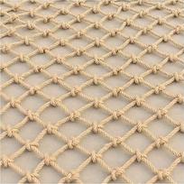 "Yimihua" laipiojimo tinklas vaikams Lauko apkrovos saugumas nuo kritimo tinkle Suaugusiųjų fitneso džiuto tinklas Džiuto kanapių tinklas 6 mm x 15 cm Krovininės virvės kopėčios (dydis: 2 x 5 m)