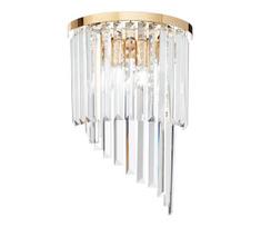 Ideal Lux - Krištolinis sieninis šviestuvas CARLTON 3xE14/40W/230V auksas