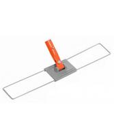 Laikiklis grindų šluostei, metalinis, su plastiku, 40 cm