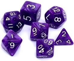 Perliniai kauliukai Rebel RPG Dice Set - Pearl - Violet