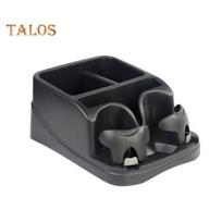 Small Center Console Car Console Organizer with Drink Holder Universal Rear Bench Seat Storage Box for IPad Smartphone Coins Book juoda