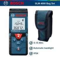 Bosch GLM 4000 Lazerinis atstumo matuoklis Maišelio rinkinys Profesionalus skaitmeninis matuoklis Lazerinis atstumo matuoklis 40M Atstumo matuoklis Matavimo prietaisas