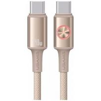 USAMS Huan Series SJ751 240W USB-C to USB-C 1.2m titanium cable