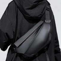 Sporty Crossbody Bag for Men & Women - Adjustable Strap, Magnetic Closure, Multiple Compartments, Sleek Black Design Small Crossbody Bag juoda