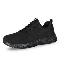 Men Tennis Shoes Women Tennis Shoes Sports Shoes Men Sneakers Breathable Mesh Slip-on Female Sock Footwear Outdoor Thick Bottom Women Sneakers 38 juoda