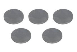Vožtuvo plokštelė PZ25240/5 25mm x2,4mm, (5 vnt.) Tinka: HONDA; TRIUMPH; YAMAHA