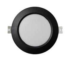 LED įleidžiamas lubinis šviestuvas CIRCLE LED/6W/230V 4000K diametras 12 cm juoda