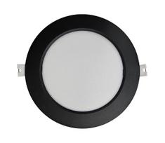 LED įleidžiamas lubinis šviestuvas CIRCLE LED/12W/230V 4000K diametras 17 cm juoda