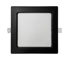 LED įleidžiamas lubinis šviestuvas SQUARE LED/12W/230V 4000K 17x17 cm juoda