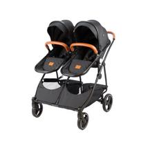 Universalus vežimėlis dvynukams BabyTrold Sibbi, Duo black